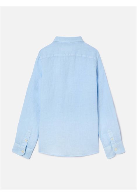 Camicia in lino SAINT BARTH | AGN0001 AGNES00555L LINEN 31 LIGHT BLUE